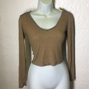 Striped yellow long sleeve